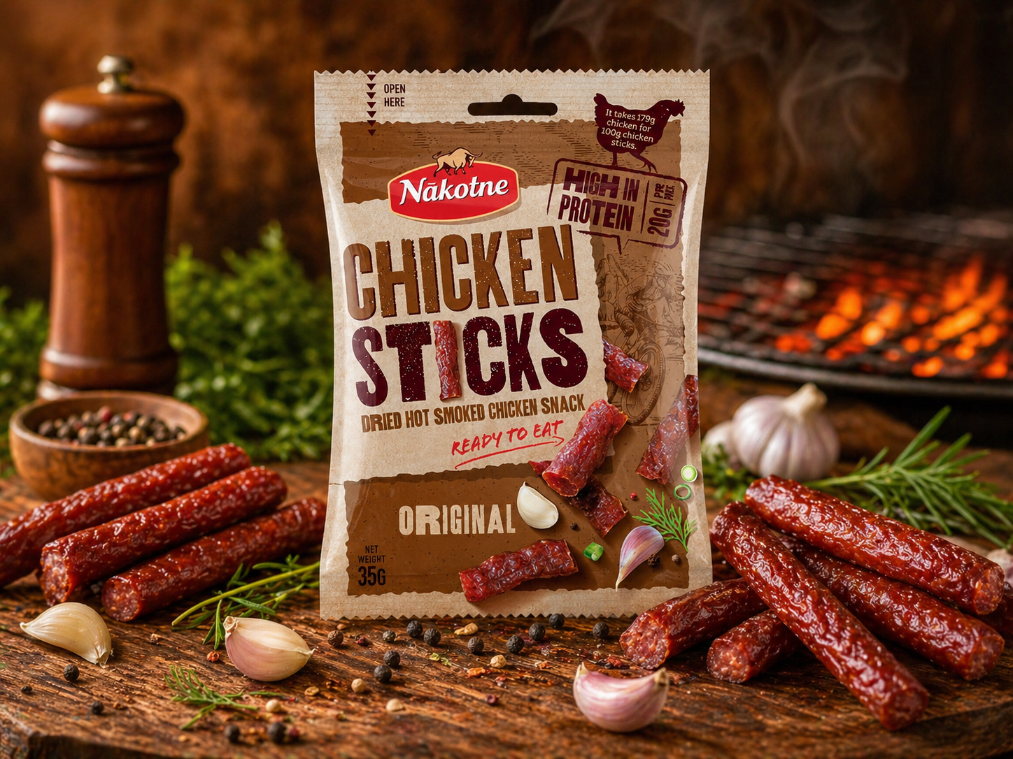 NAKOTNE CHICKEN STICKS ( 8 x 35)