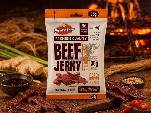 NAKOTNE BEEF JERKY TERIYAKI ( 8 x 35g)