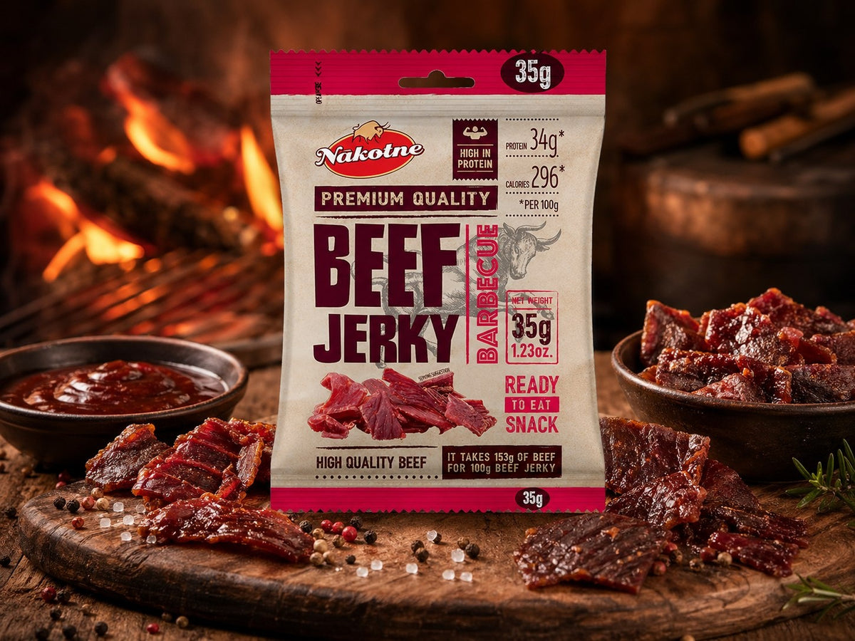 NAKOTNE Beef Jerky Barbeque product pouch