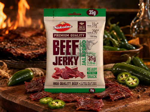 NAKOTNE Beef Jerky Jalapeño product pouch