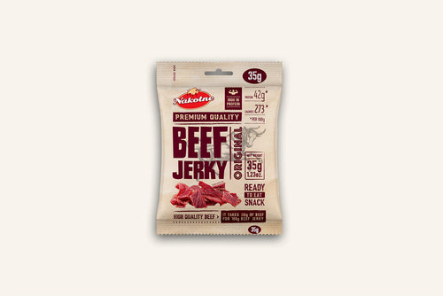 NAKOTNE Beef Jerky Original 8 x 35g pakuotė