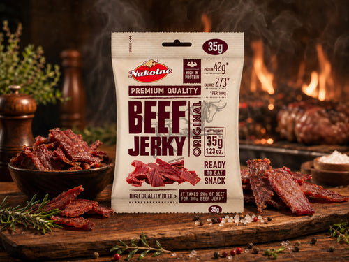 NAKOTNE Beef Jerky Original product pouch