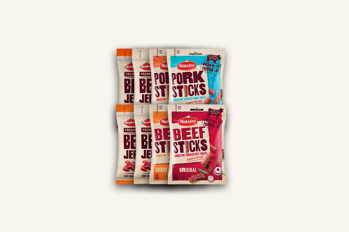 NAKOTNE Party Mix 8 x 35g dėžutė dalijimuisi