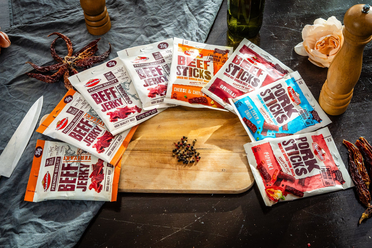 NAKOTNE Party Mix mėsos užkandžių rinkinys